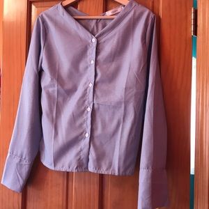 YesStyle Blue button down shirt